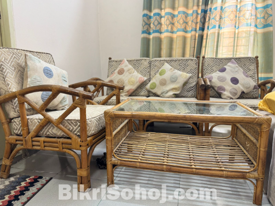 Sofa set (বেতের)